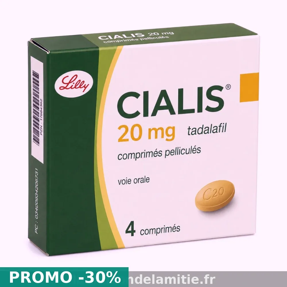 Acheter Cialis 20mg — Tadalafil traitement dysfonction érectile — livraison 48h