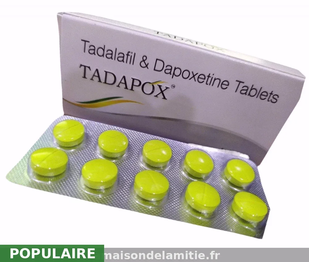 Acheter Tadapox 20/60mg en France — pharmacie agréée