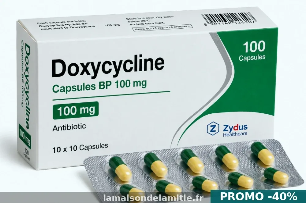 Acheter Doxycycline 200mg sans ordonnance en France métropolitaine — pharmacie agréée
